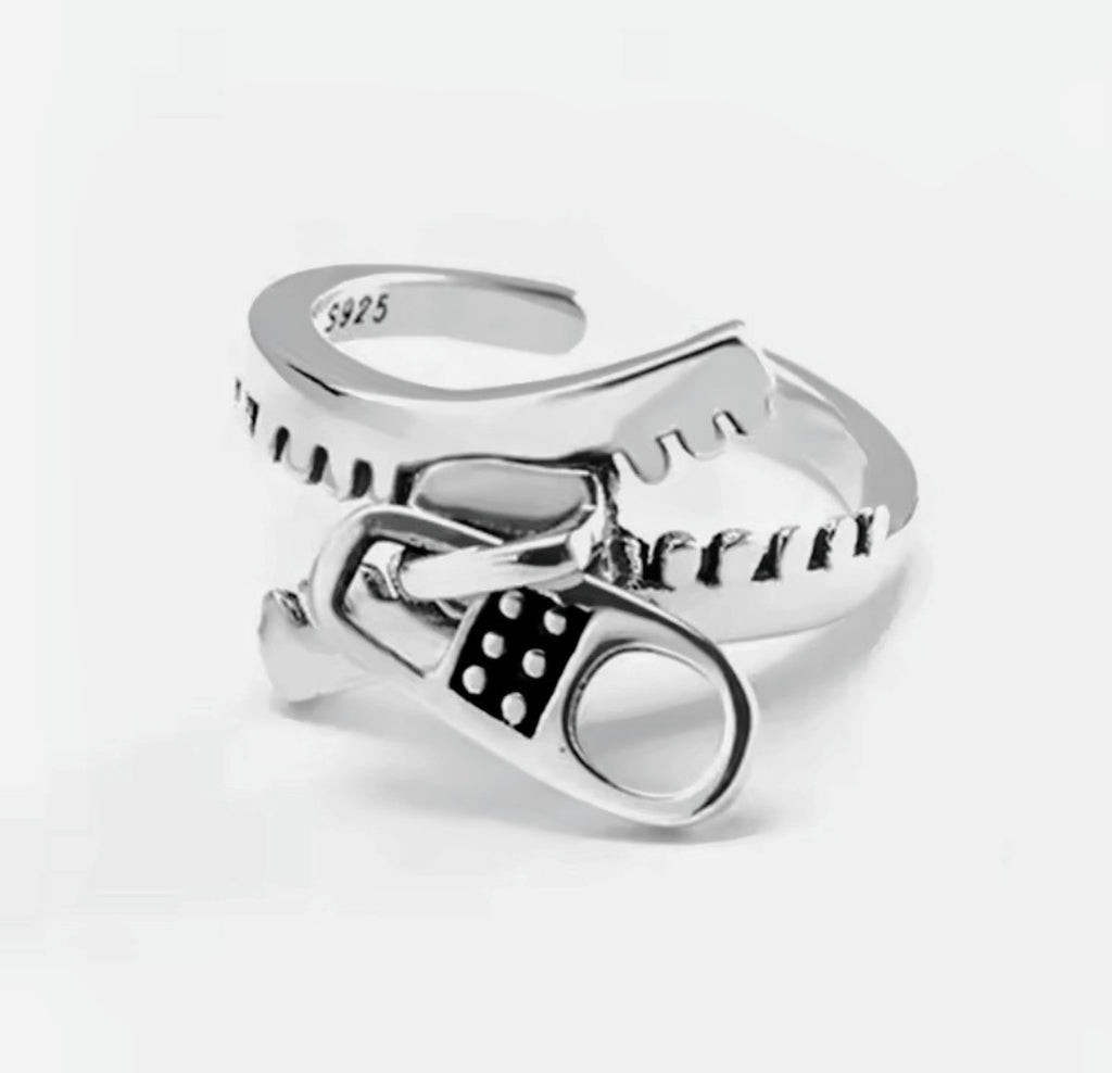 Adjustable 925 silver ring