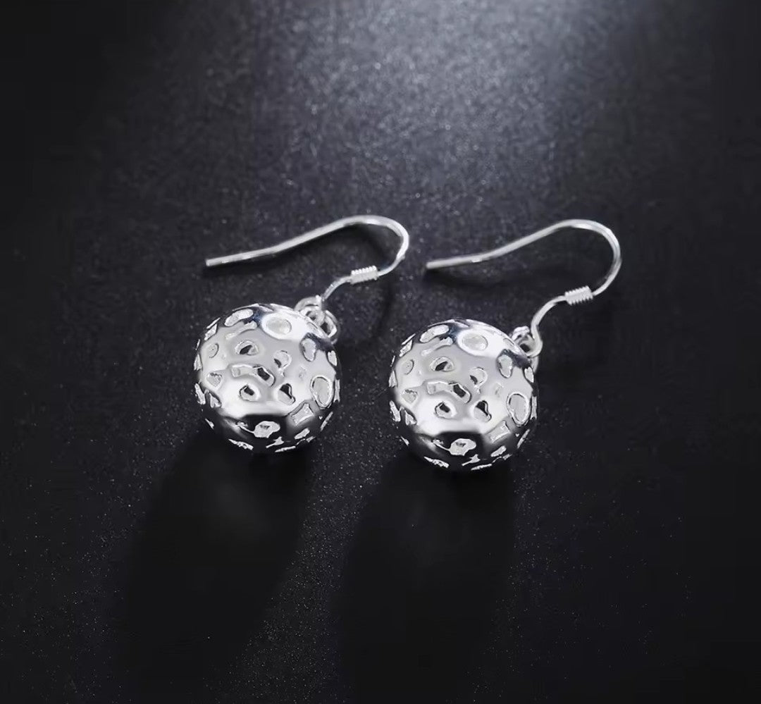Silver earrings