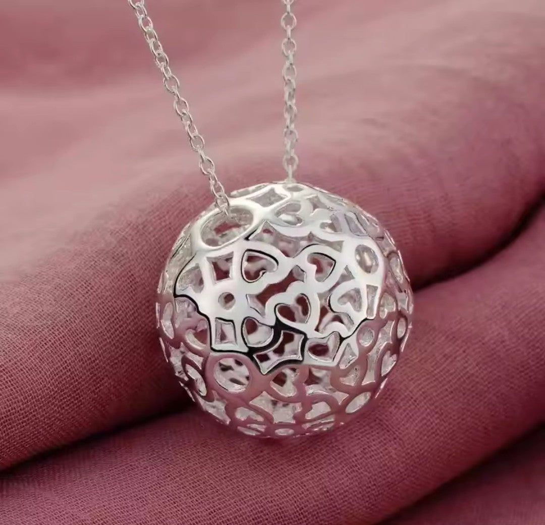 Silver jewelry set